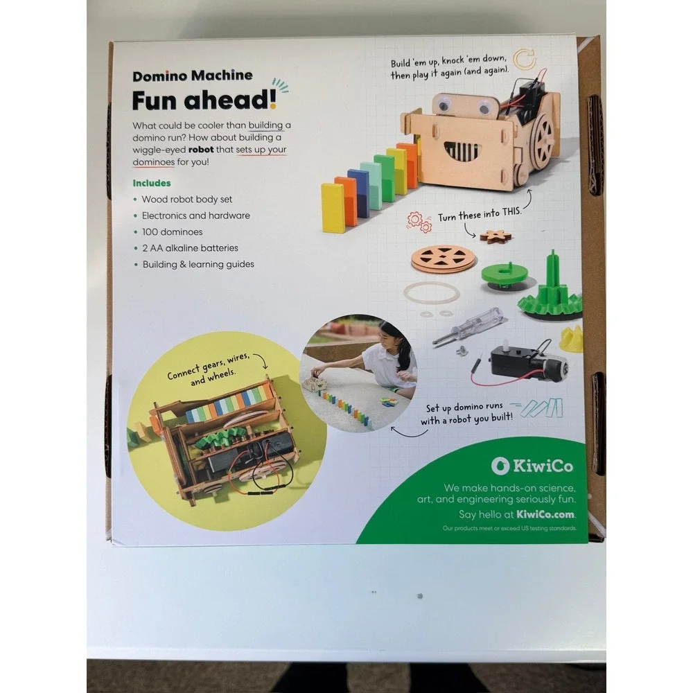 KiwiCo Domino Machine STEM Kit Kids‎ 9-12 Engineering Toy NWT